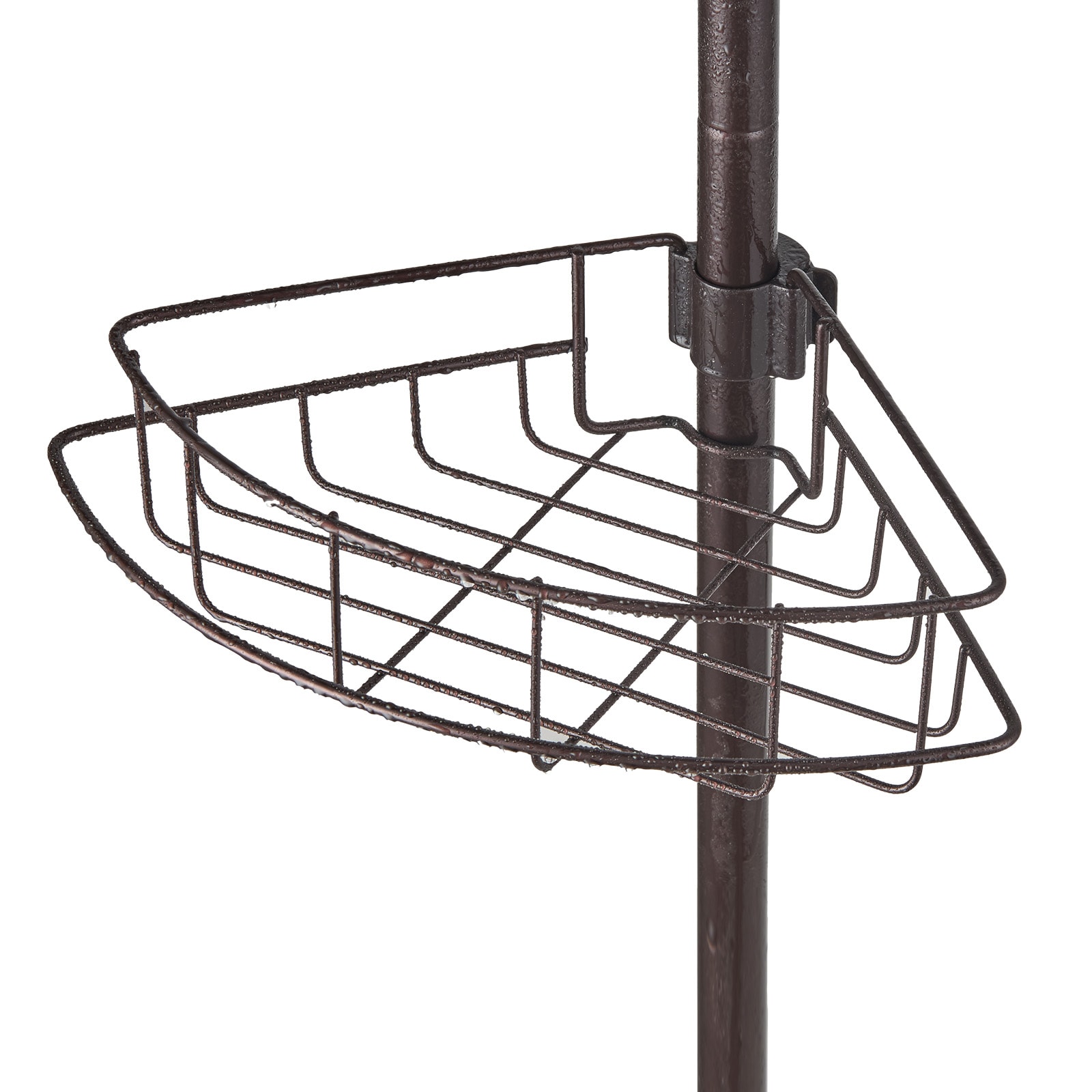 56" To 114" High Shower Corner Caddy Tension Pole Rust-Proof Tension Pole_voghion.com